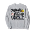 Baseball And Softball Uncle Both Sweatshirt - Aesthetic Graphic Unisex - T-Shirt, Sweatshirt, Hoodie