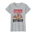 Giddy Up Buttercup Bronc Horse Riding T-Shirt - Trendy Graphic Unisex - T-Shirt, Sweatshirt, Hoodie
