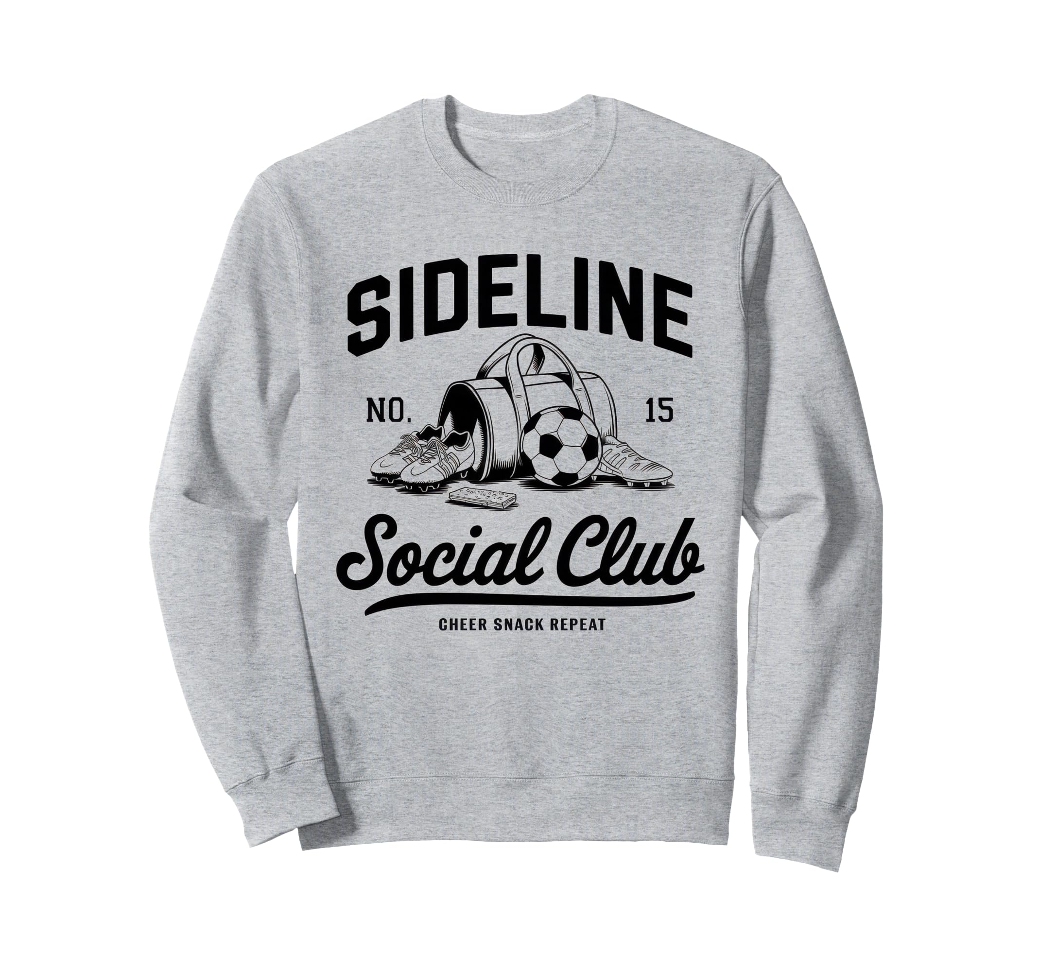 Sideline Social Club Soccer Mom Sweatshirt - Fun Novelty Design Unisex - T-Shirt, Sweatshirt, Hoodie