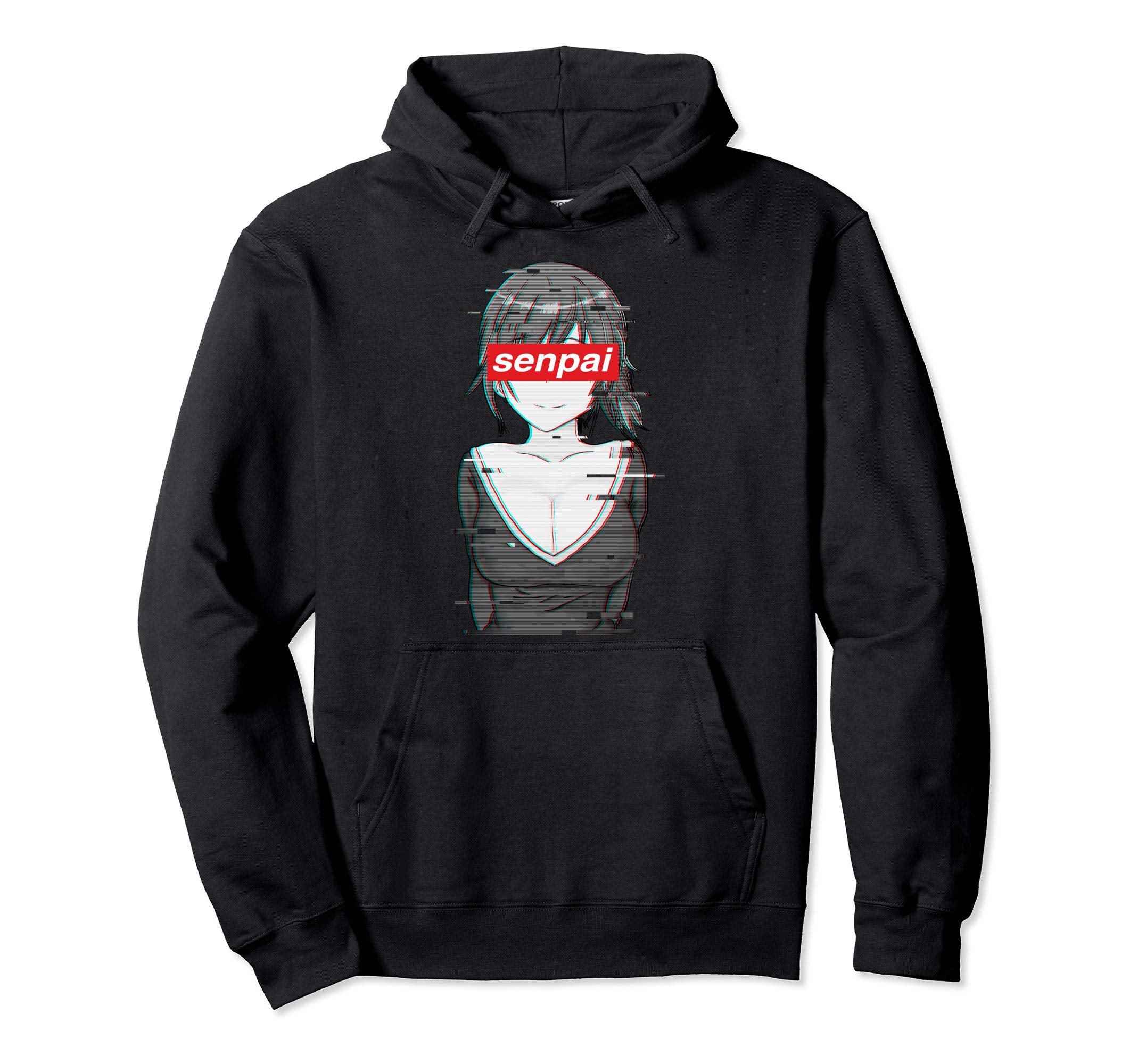 Japanese Vaporwave Notice Me Senpai Hoodie - Trendy Graphic Men Women - T-Shirt, Sweatshirt, Hoodie