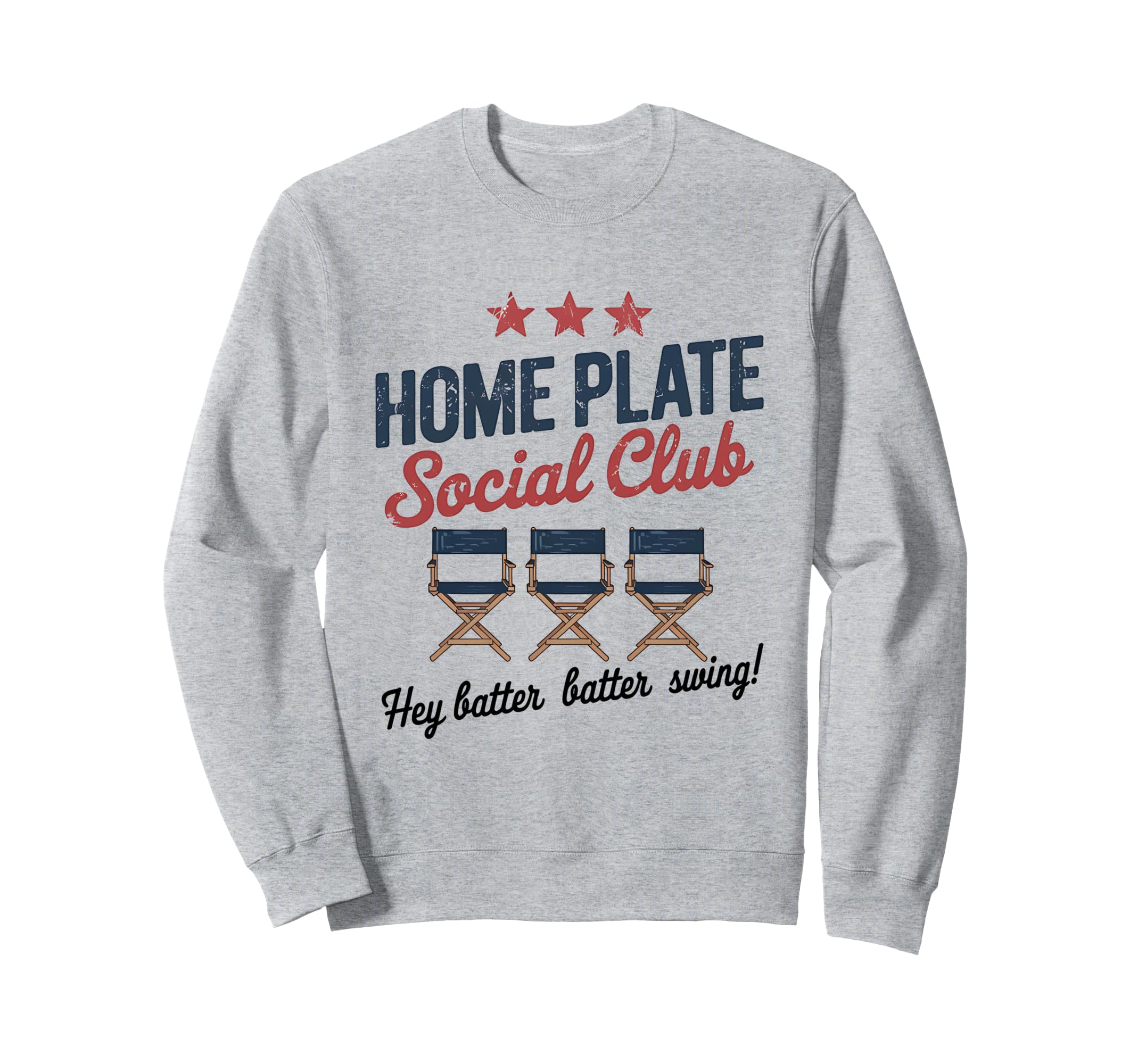 Home Plate Social Club American Sweatshirt - Trendy Graphic Unisex - T-Shirt, Sweatshirt, Hoodie