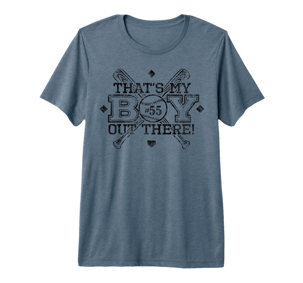 Baseball Mom Dad Thats My Proud T-Shirt - Novelty Apparel for Adults - T-Shirt, Sweatshirt, Hoodie