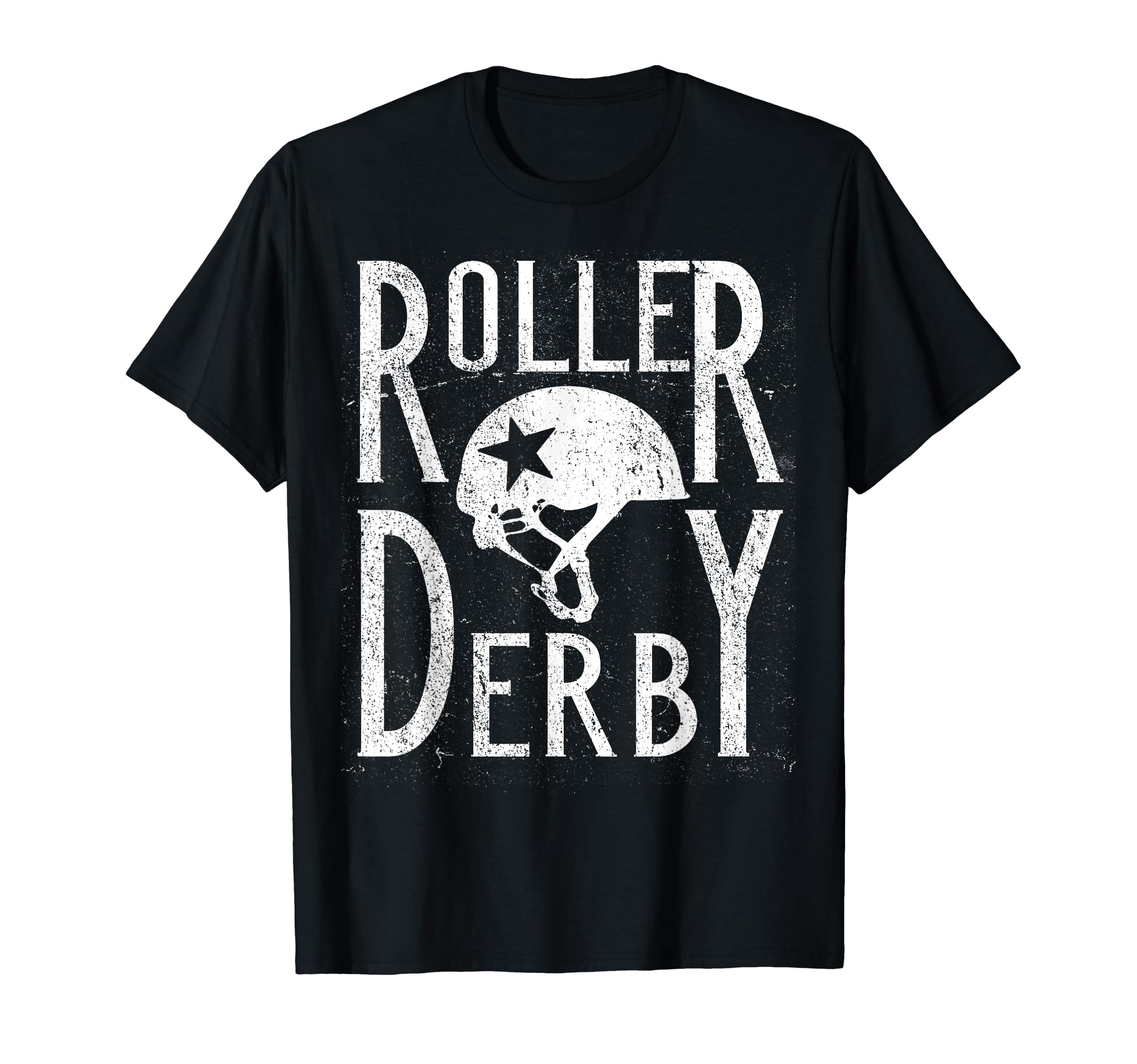 Roller Derby Distressed T-Shirt - Casual Everyday Wear for Adults - T-Shirt, Sweatshirt, Hoodie