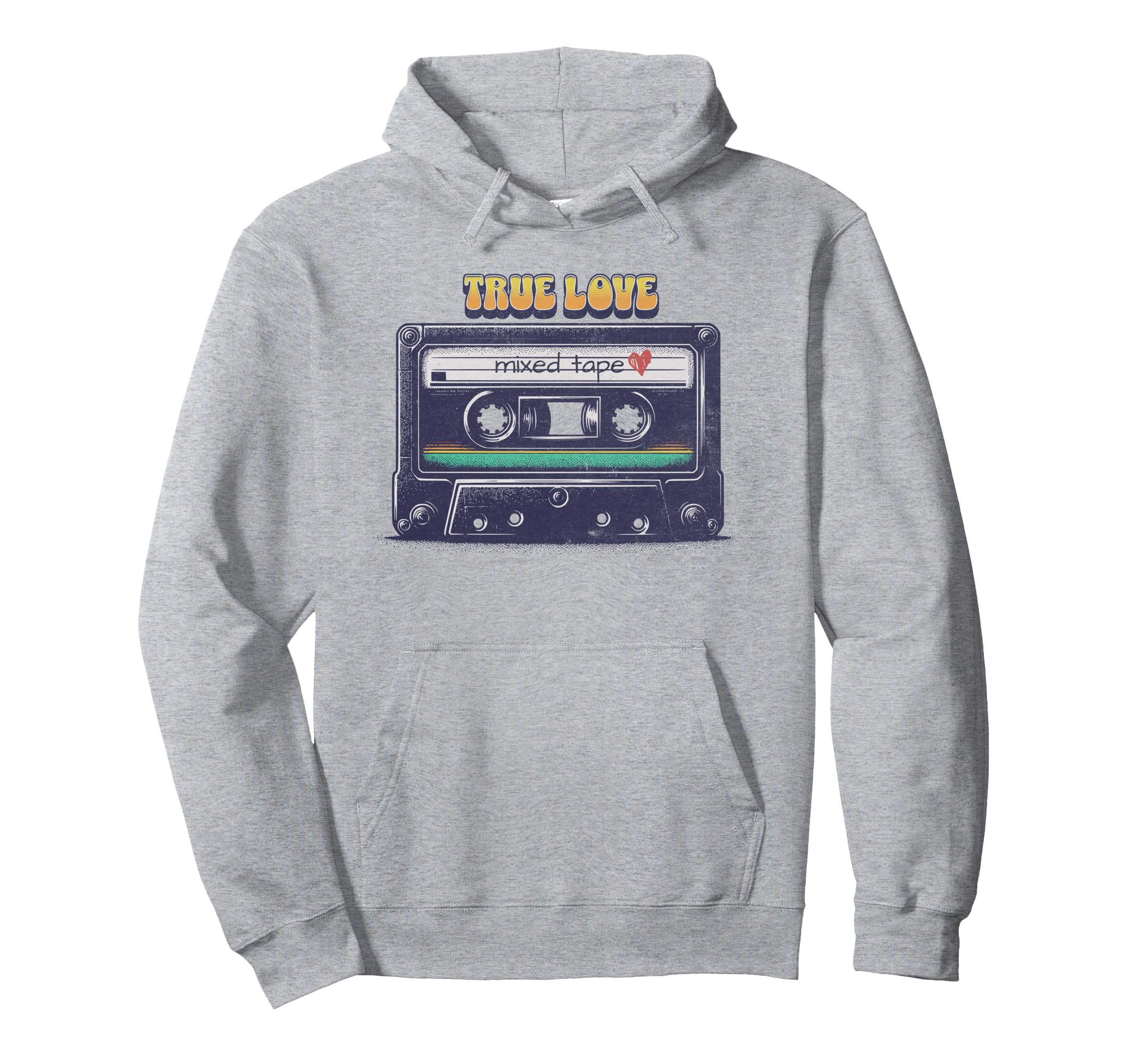 Cassette Mixed Tape True Love Hoodie - Graphic Print for Adults - T-Shirt, Sweatshirt, Hoodie