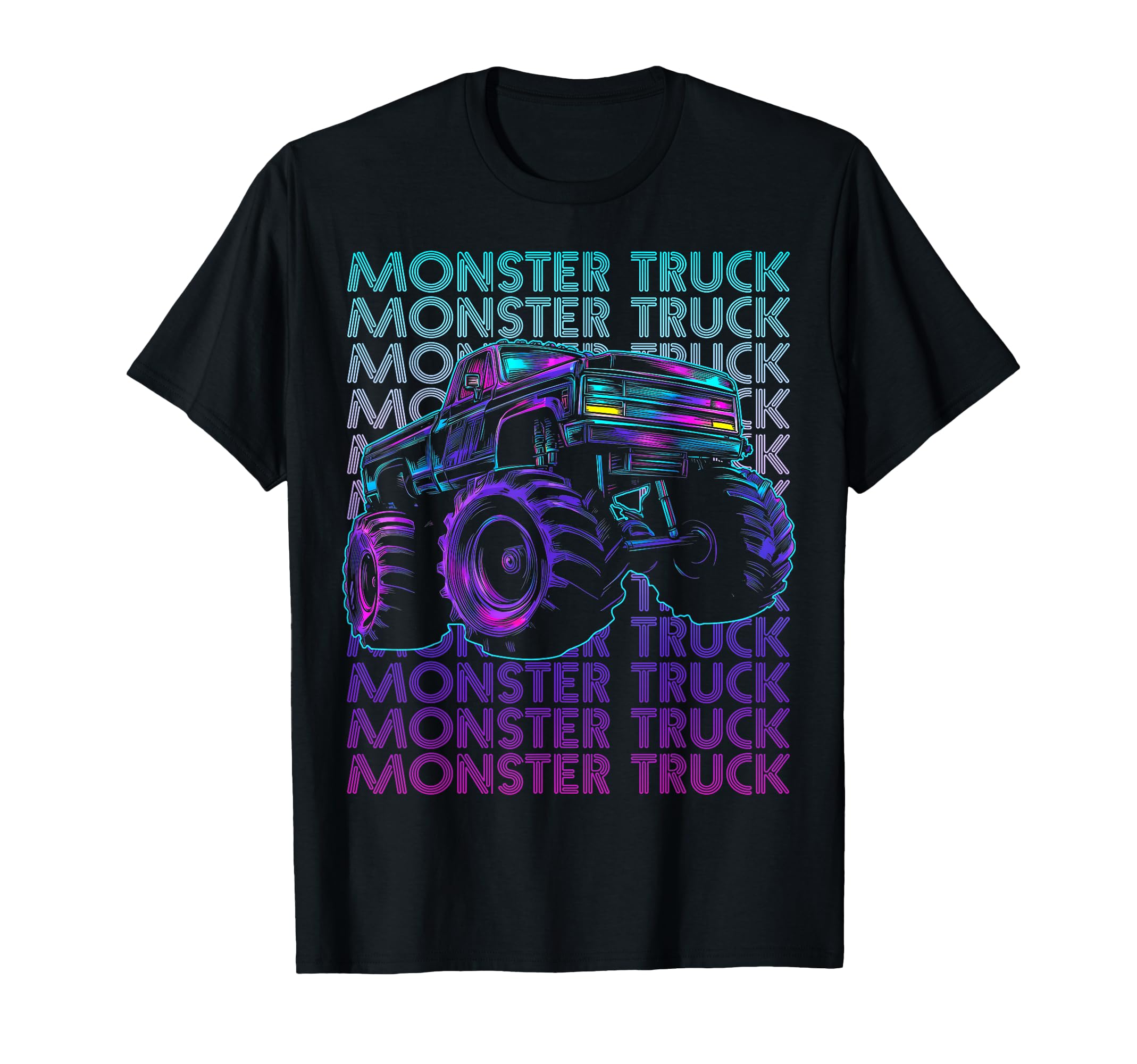 Monster Trucks 4 Wheeler Offroad T-Shirt - Fun Novelty Design for Adults - T-Shirt, Sweatshirt, Hoodie