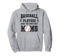 Baseball Players Have Prettiest Moms Hoodie - Aesthetic Graphic for Adults - T-Shirt, Sweatshirt, Hoodie