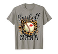 Baseball Nana Leopard Baseball Lovers T-Shirt - Novelty Apparel Men Women - T-Shirt, Sweatshirt, Hoodie