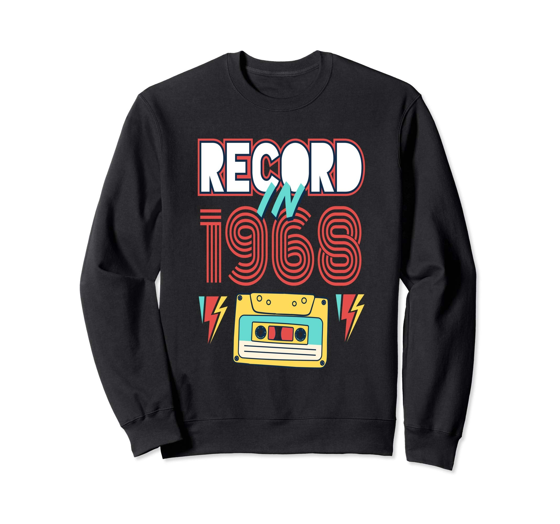 Gift 52 Year Old Cassette Tape Sweatshirt - Fun Novelty Design Men Women - T-Shirt, Sweatshirt, Hoodie
