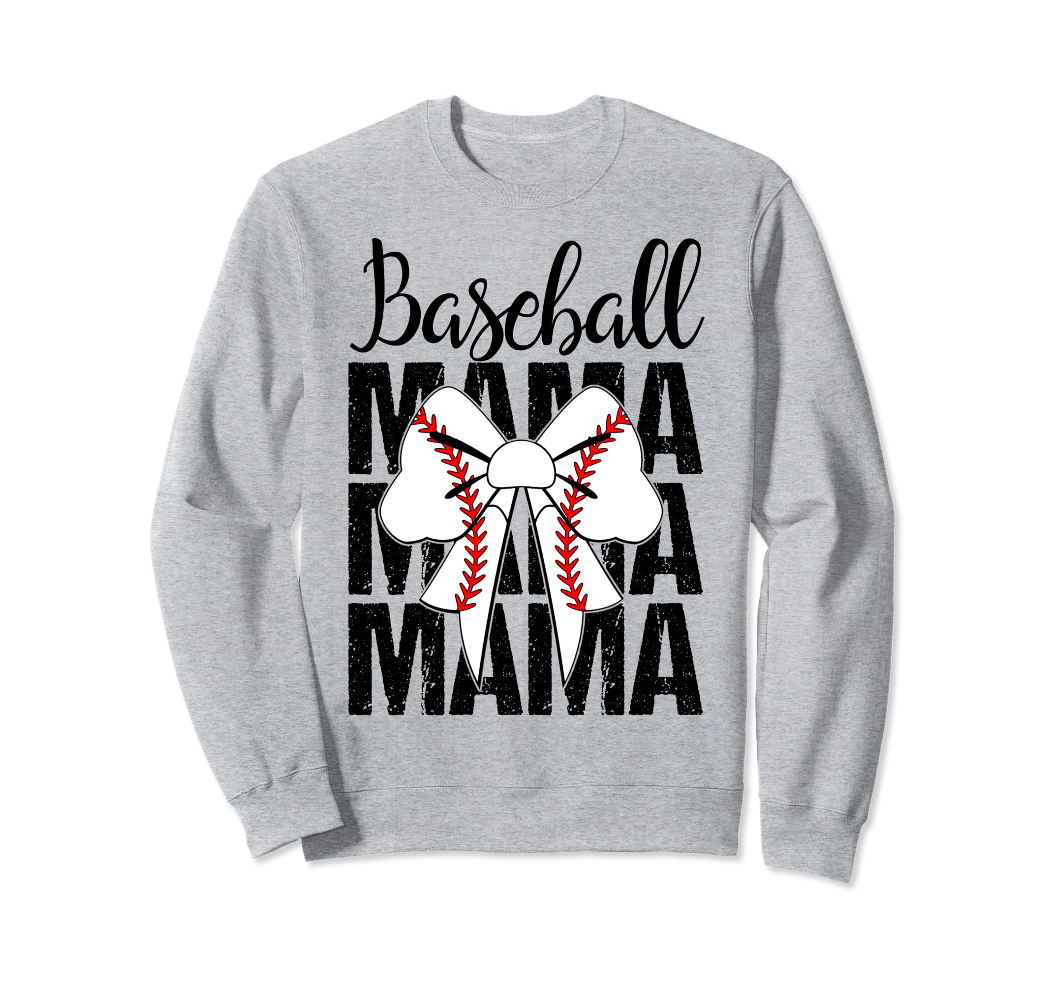 Coquette Bows Baseball Mama Sweatshirt - Streetwear Style Men Women - T-Shirt, Sweatshirt, Hoodie