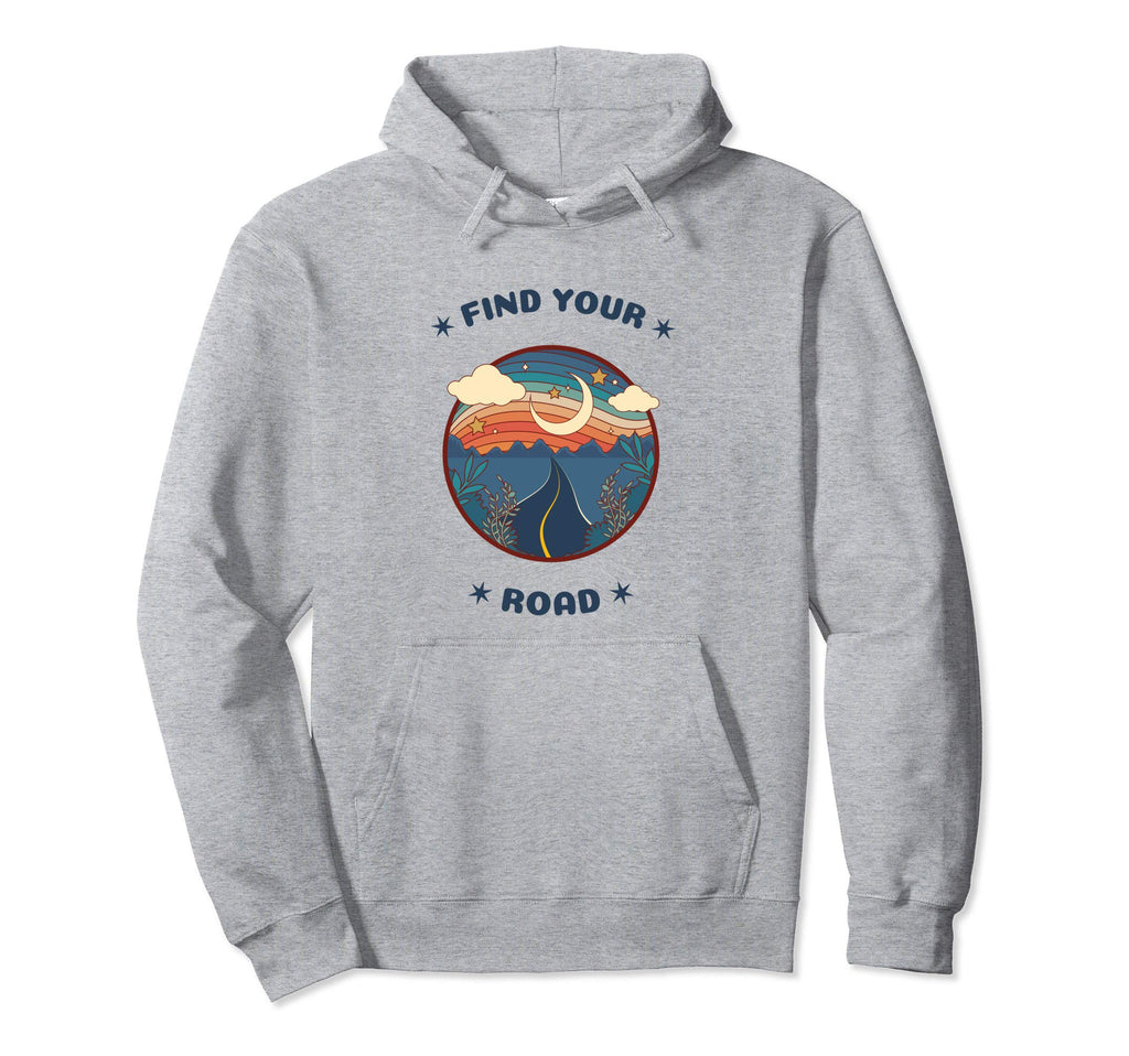 Find Your Road Boho Hippie Hoodie - Streetwear Style Men Women - T-Shirt, Sweatshirt, Hoodie