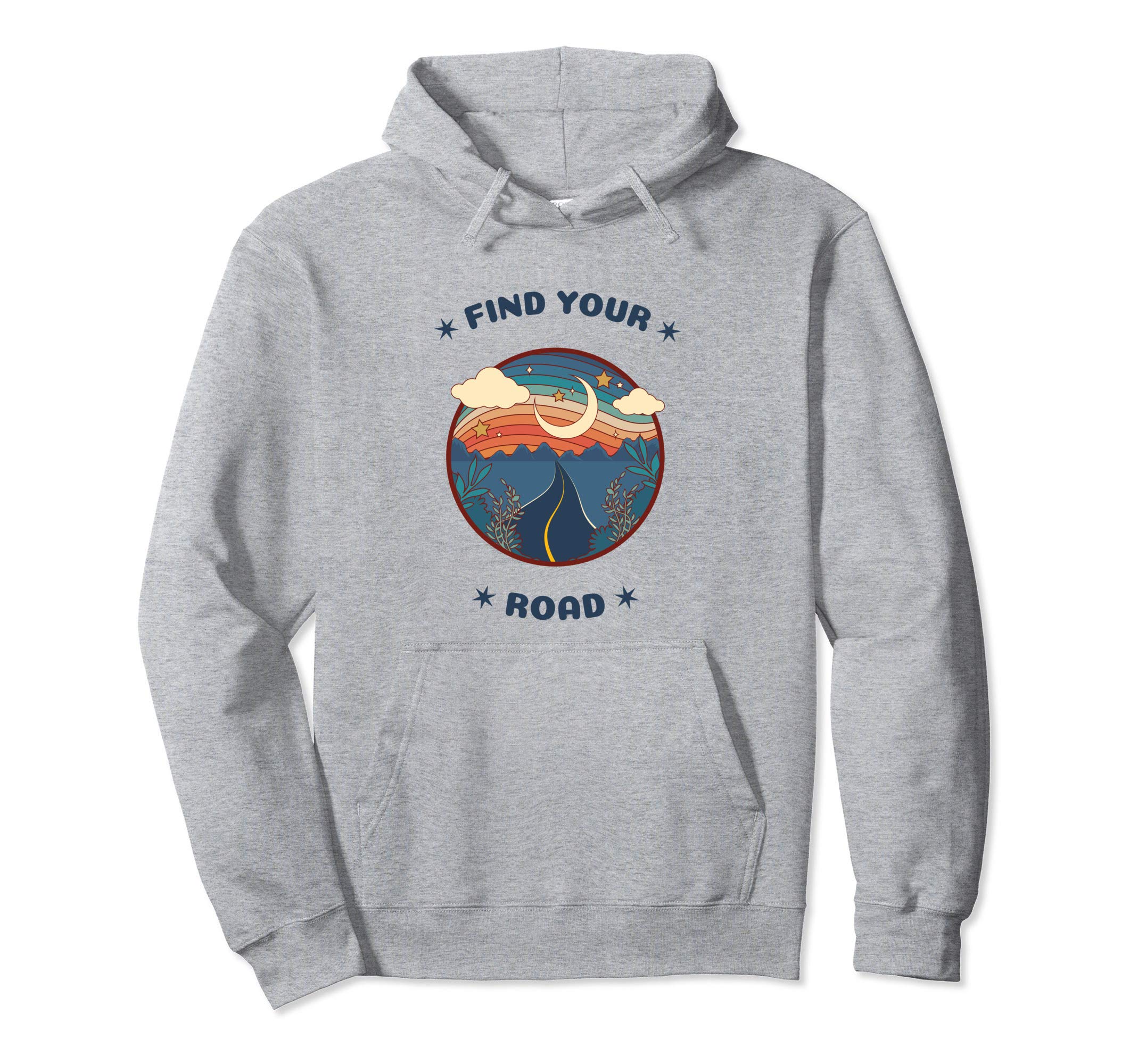 Find Your Road Boho Hippie Hoodie - Streetwear Style Men Women - T-Shirt, Sweatshirt, Hoodie