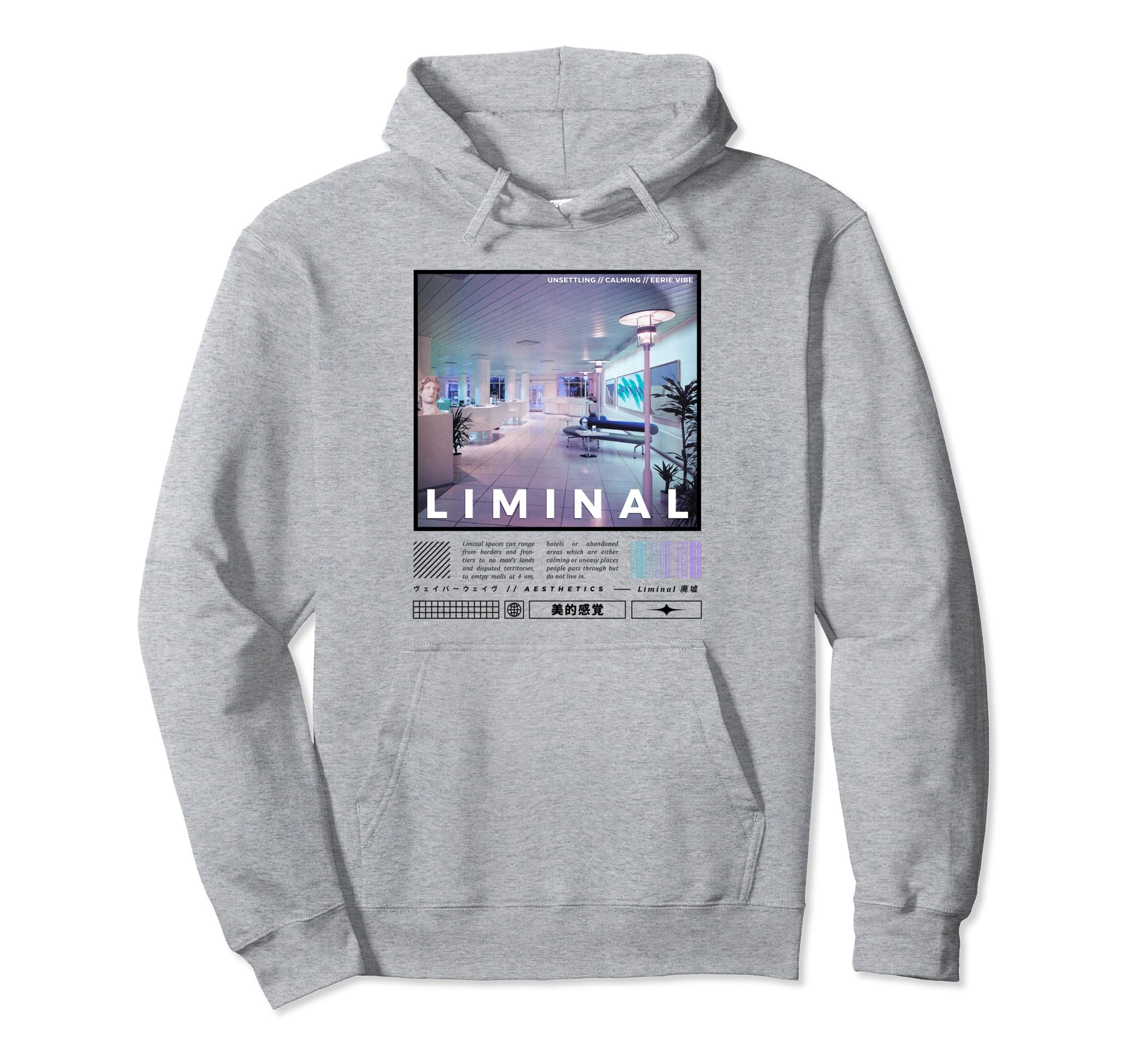 Liminal Spaces Internet 80S 90S Aesthetic Hoodie - Novelty Apparel Unisex - T-Shirt, Sweatshirt, Hoodie