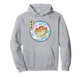 Surfing Cats Eating Ramen Bowl Japanese Hoodie - Trendy Graphic Unisex - T-Shirt, Sweatshirt, Hoodie