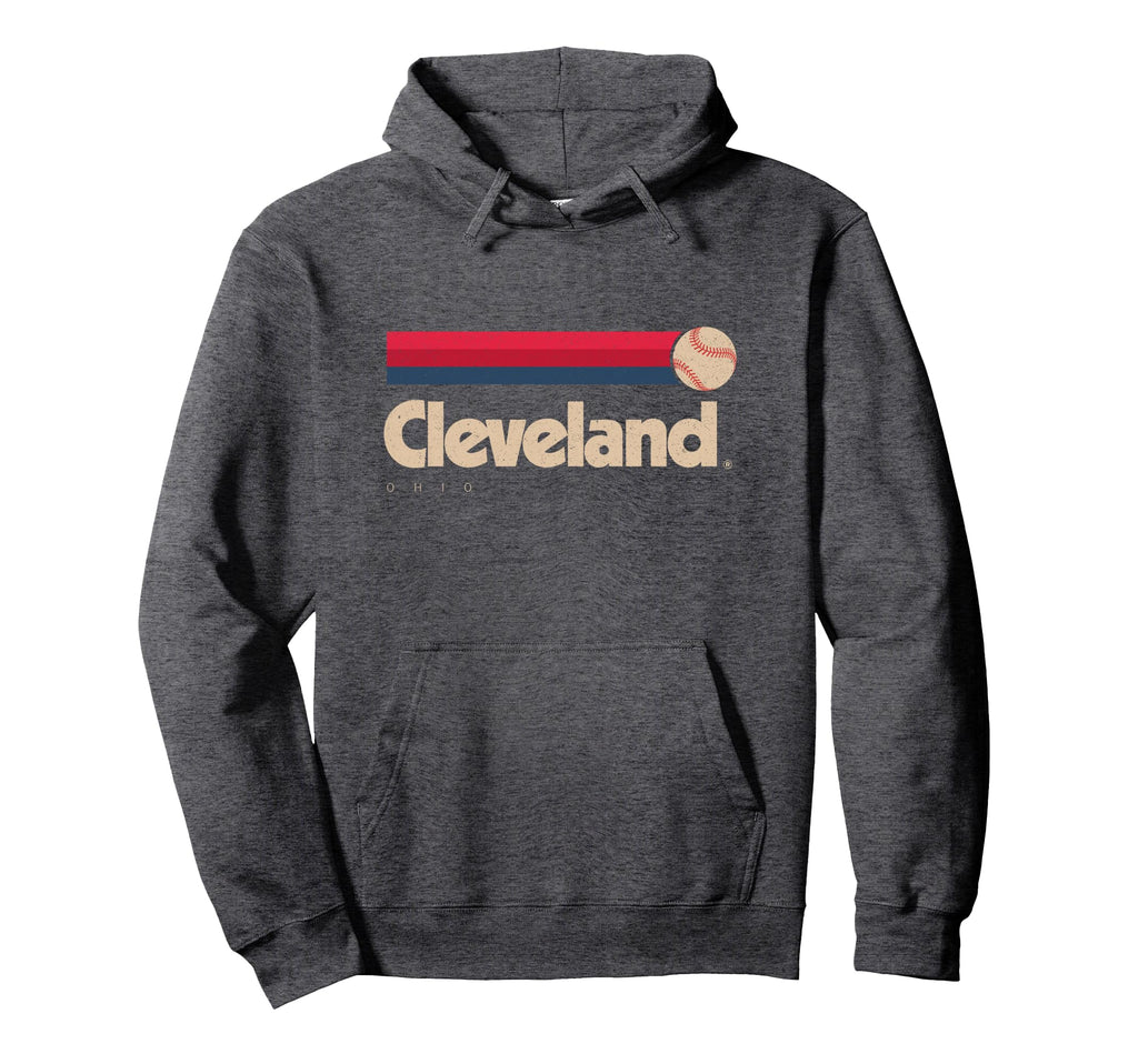 Cleveland Baseball Softball Ohio Cleveland Hoodie - Custom Art Print Unisex - T-Shirt, Sweatshirt, Hoodie