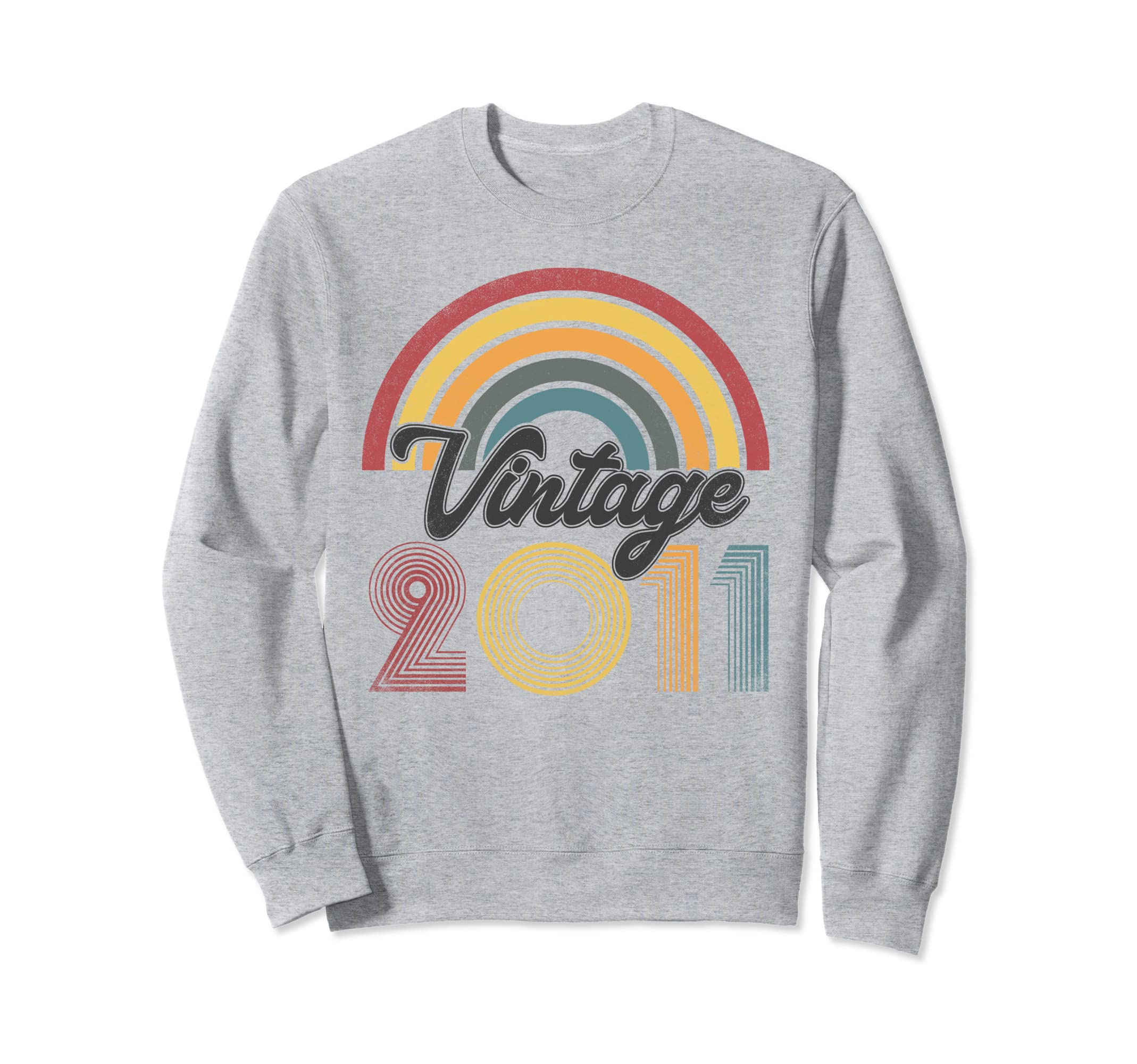12Th Birthday Gifts 2011 Rainbow Sweatshirt - Fun Novelty Design Unisex - T-Shirt, Sweatshirt, Hoodie