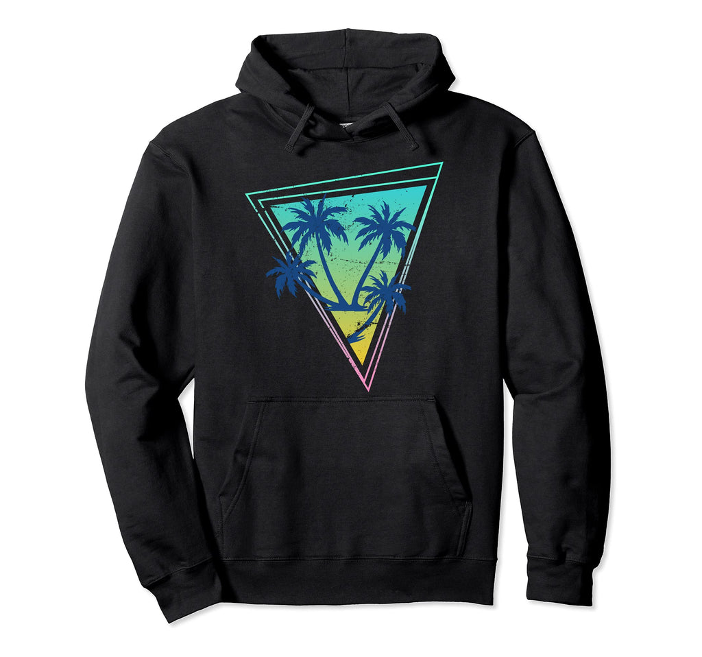 Tropical 80S Art Palm Trees 90S Aesthetic Hoodie - Trendy Graphic Unisex - T-Shirt, Sweatshirt, Hoodie