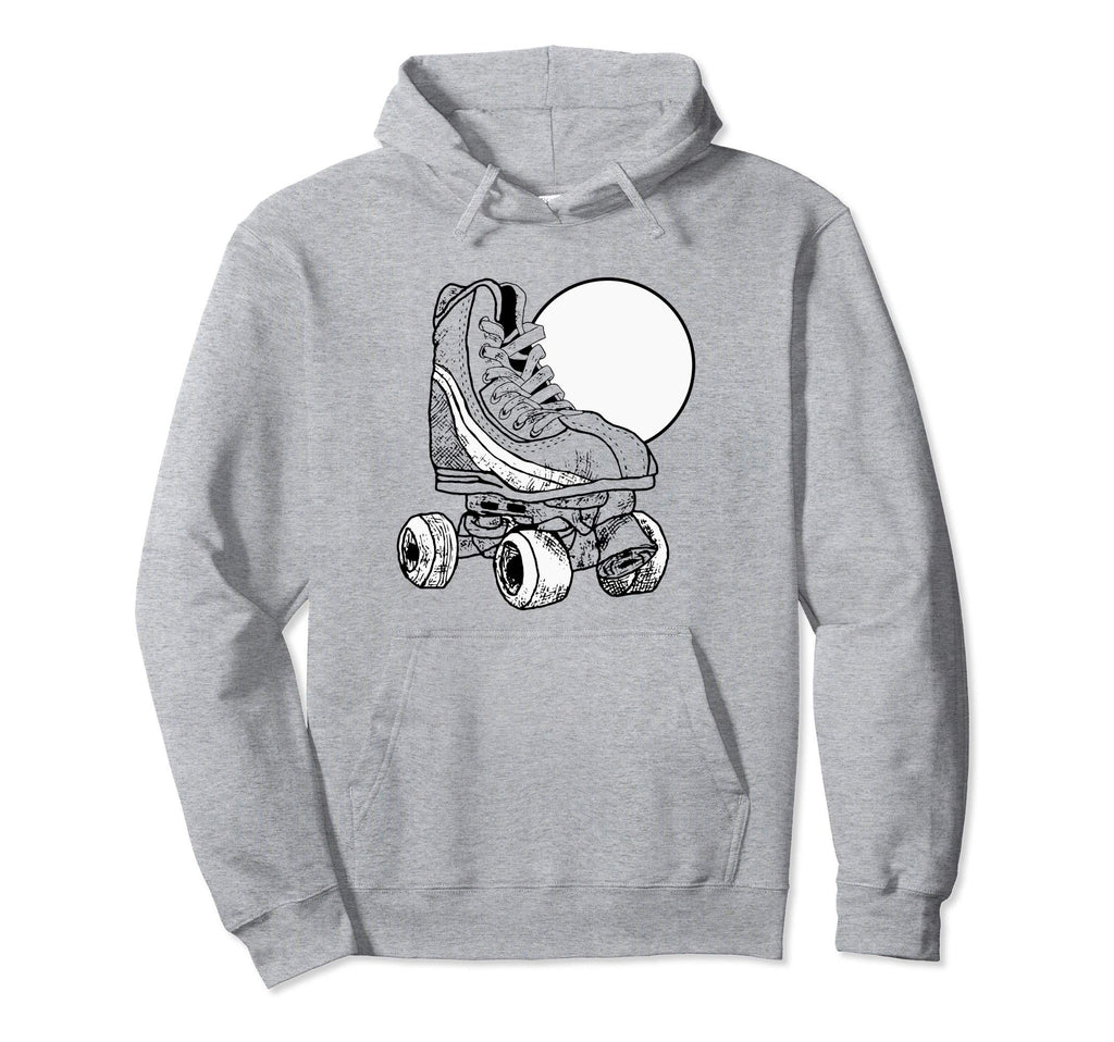 Minimalist Roller Skate Sun Simple Hoodie - Aesthetic Graphic for Adults - T-Shirt, Sweatshirt, Hoodie