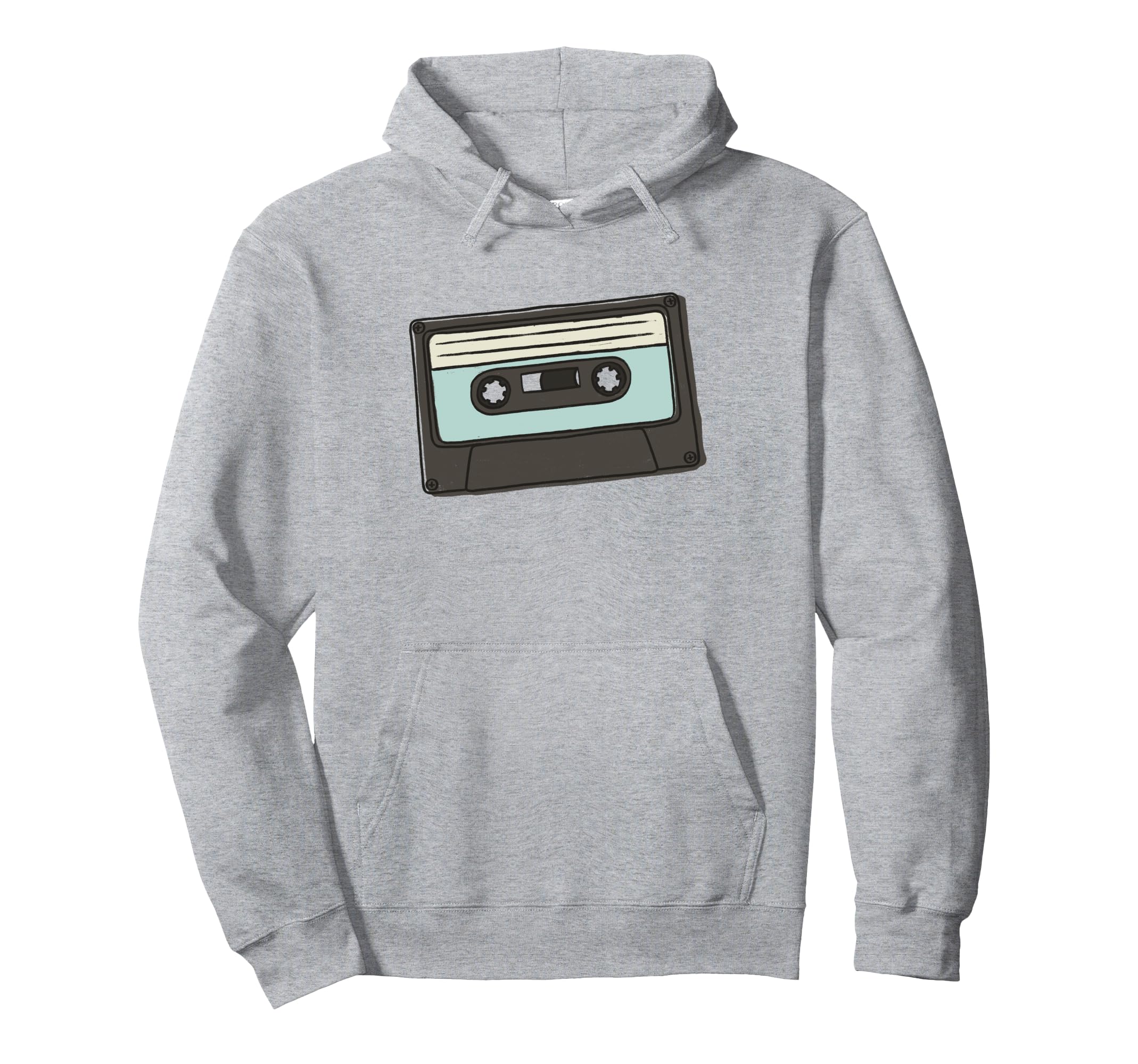 Threadless Cecelia Hotzler Cassette Tape Hoodie - Unique Graphic for Adults - T-Shirt, Sweatshirt, Hoodie