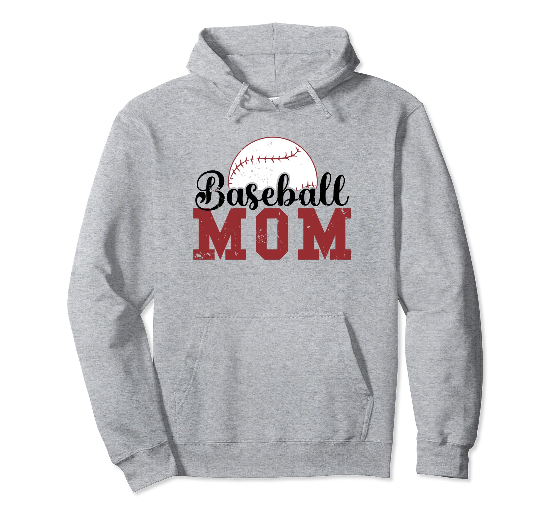 Baseball Mom Hoodie - Aesthetic Graphic Men Women - T-Shirt, Sweatshirt, Hoodie