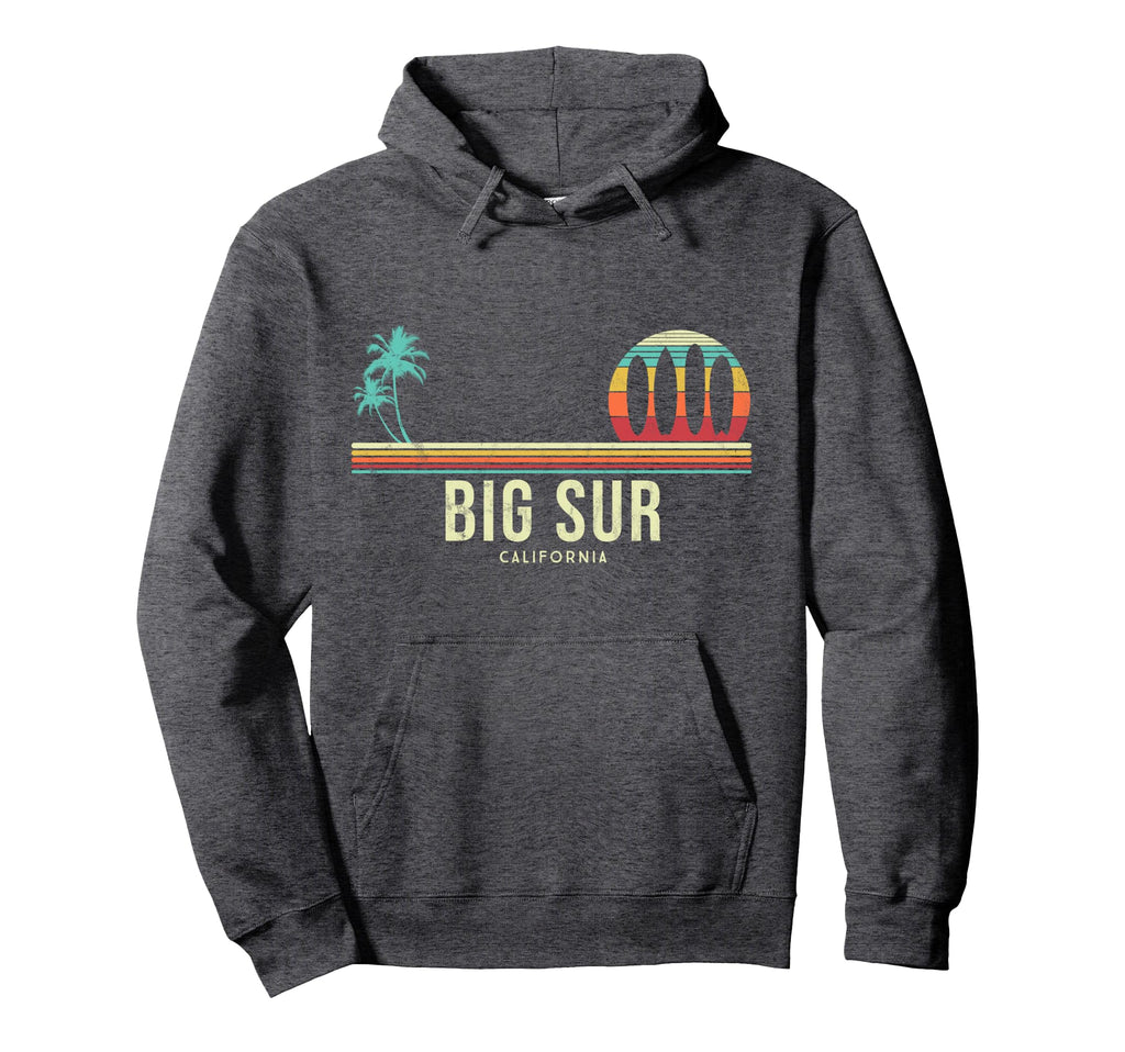 California Surf Big Sur Surf Board Surfer Hoodie - Streetwear Style Unisex - T-Shirt, Sweatshirt, Hoodie