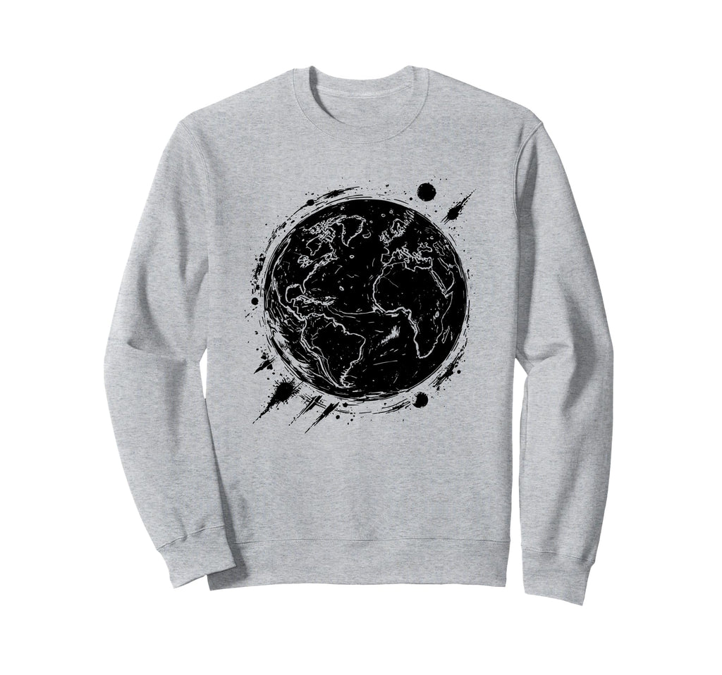Planet Earth Day Boho Sweatshirt - Aesthetic Graphic for Adults - T-Shirt, Sweatshirt, Hoodie