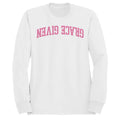 Grace Given Pink Christian Quote Women's - Adult & Kids T-Shirts, Sweatshirts & Hoodies apparel design preview 1