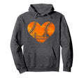 Us State San Francisco Baseball Heart Hoodie - Novelty Apparel for Adults - T-Shirt, Sweatshirt, Hoodie