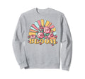 Bloom 70S Boho Floral Rainbow Sweatshirt - Streetwear Style for Adults - T-Shirt, Sweatshirt, Hoodie