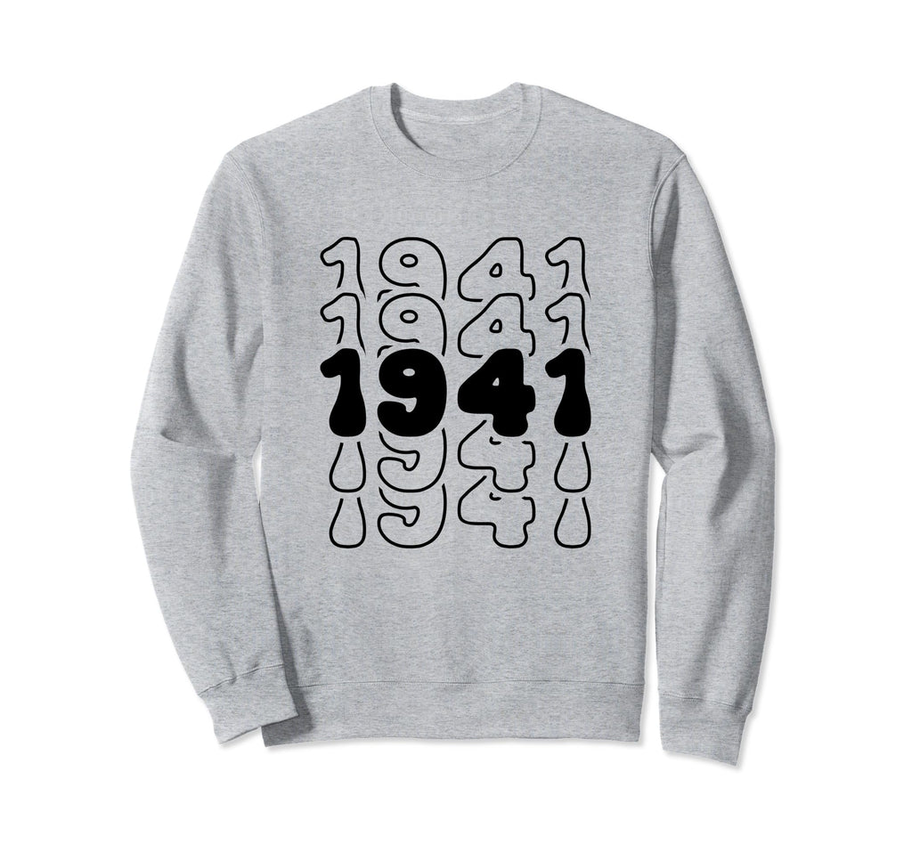 83 Year Old Groovy 83Rd Birthday Sweatshirt - Casual Everyday Wear Unisex - T-Shirt, Sweatshirt, Hoodie