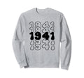 83 Year Old Groovy 83Rd Birthday Sweatshirt - Casual Everyday Wear Unisex - T-Shirt, Sweatshirt, Hoodie