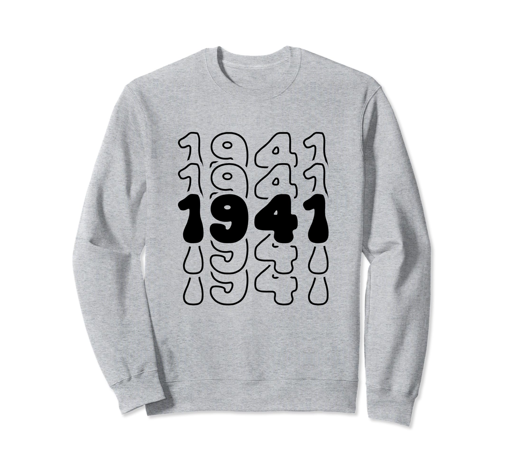 83 Year Old Groovy 83Rd Birthday Sweatshirt - Casual Everyday Wear Unisex - T-Shirt, Sweatshirt, Hoodie