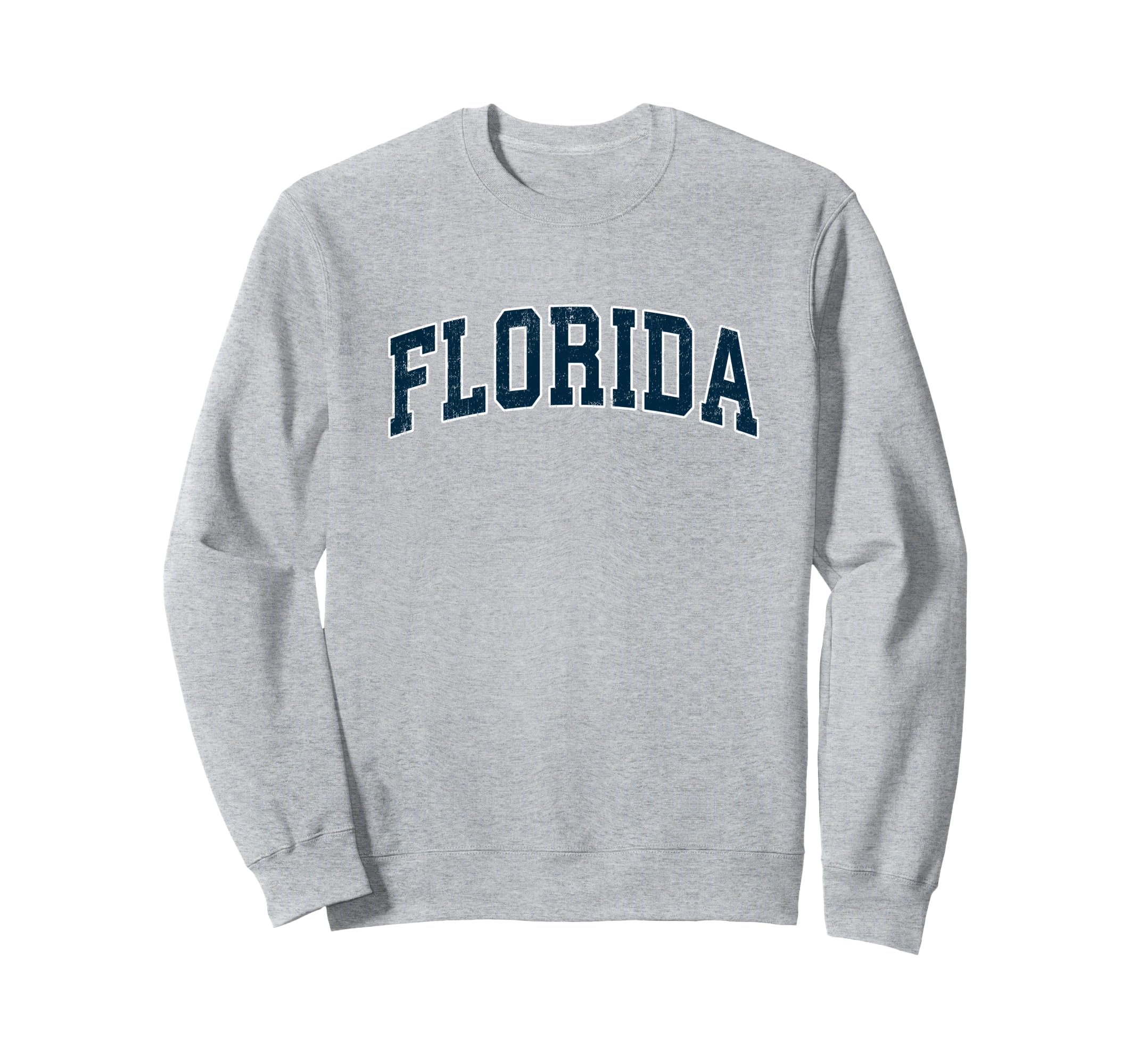 Florida Varsity Sports Navy Text Sweatshirt - Streetwear Style for Adults - T-Shirt, Sweatshirt, Hoodie