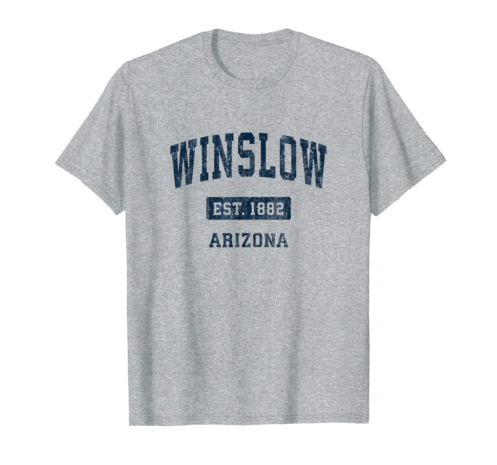 Winslow Arizona Az Sports Established T-Shirt - Unique Graphic Men Women - T-Shirt, Sweatshirt, Hoodie