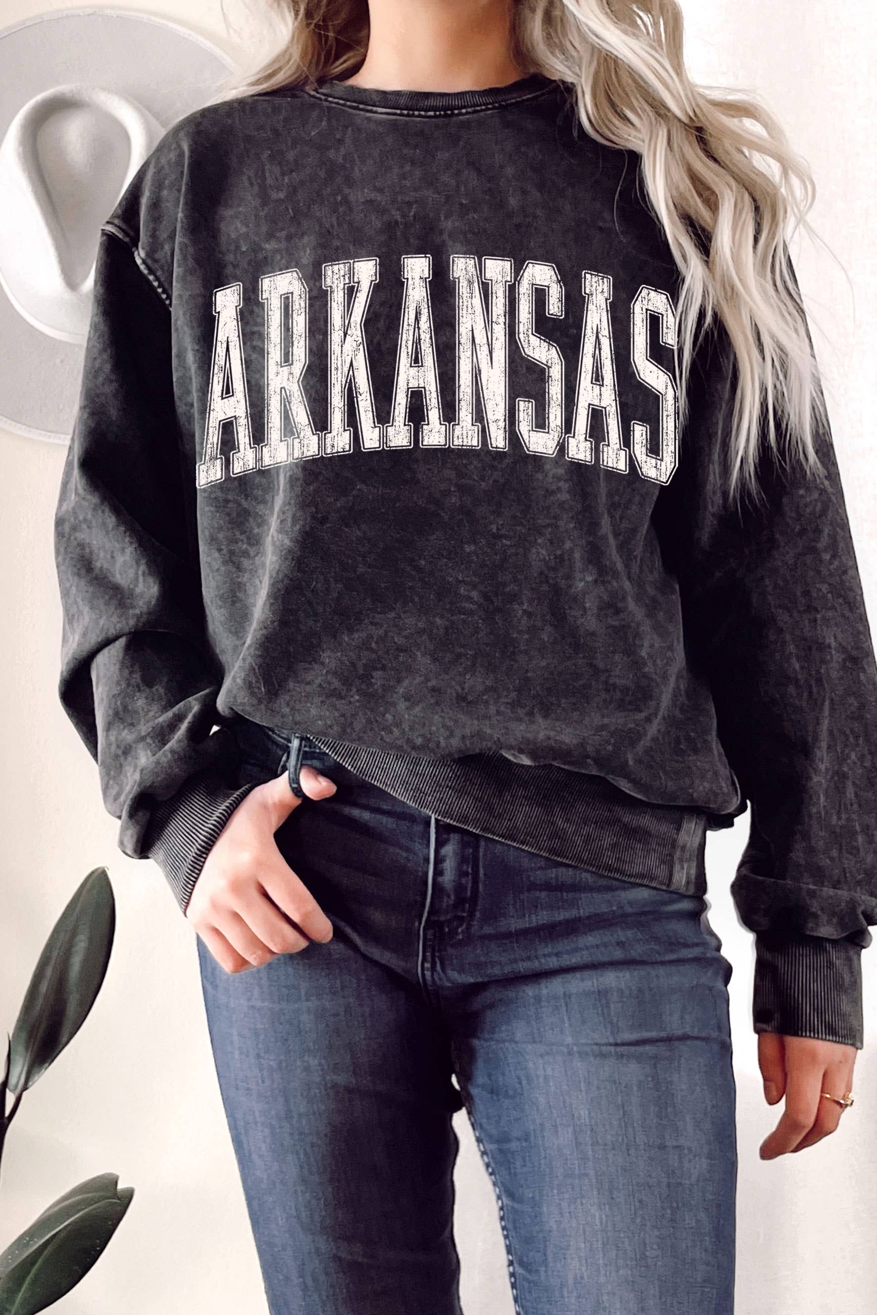 Arkansas Puff Mineral Graphic Terry - Adult & Kids T-Shirts, Sweatshirts & Hoodies apparel design preview 1