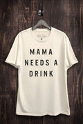 Mama Needs A Drink Graphic Top - Adult & Kids T-Shirts, Sweatshirts & Hoodies apparel design preview 1