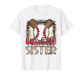 Baseball Sister Leopard Proud Ball T-Shirt - Unique Graphic Men Women - T-Shirt, Sweatshirt, Hoodie
