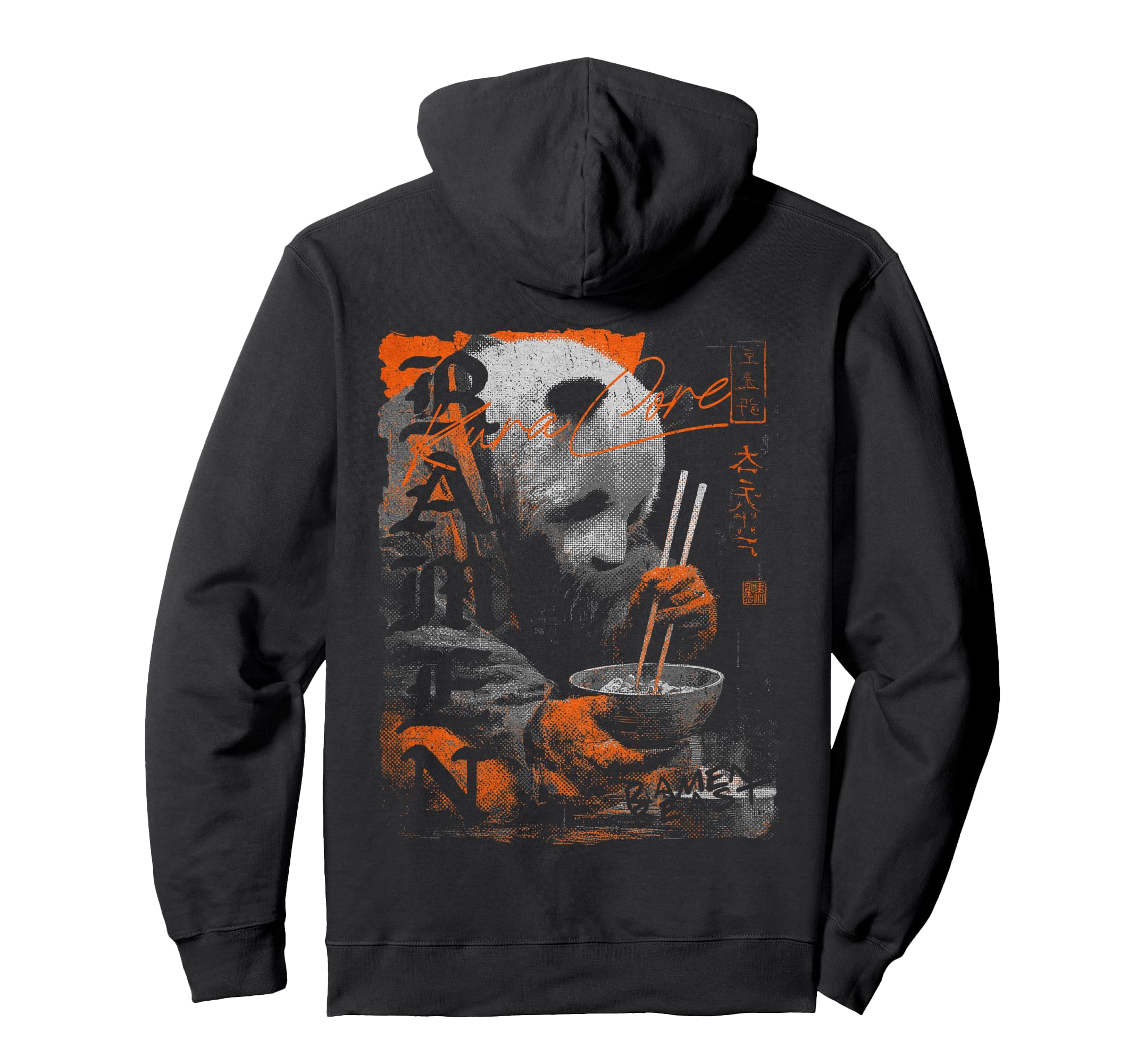 Ramen Back Japanese Streetwear Y2K Hoodie - Minimalist Print Men Women - T-Shirt, Sweatshirt, Hoodie