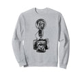 Photography Lovers Camera Sketch Sweatshirt - Graphic Print for Adults - T-Shirt, Sweatshirt, Hoodie
