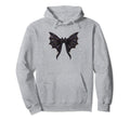Bat Coquette Bow Halloween Bow Hoodie - Casual Everyday Wear Men Women - T-Shirt, Sweatshirt, Hoodie