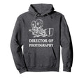 Movie Camera Cinematography Hoodie - Casual Everyday Wear Men Women - T-Shirt, Sweatshirt, Hoodie