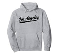 Los Angeles California Script 1970S Hoodie - Minimalist Print for Adults - T-Shirt, Sweatshirt, Hoodie