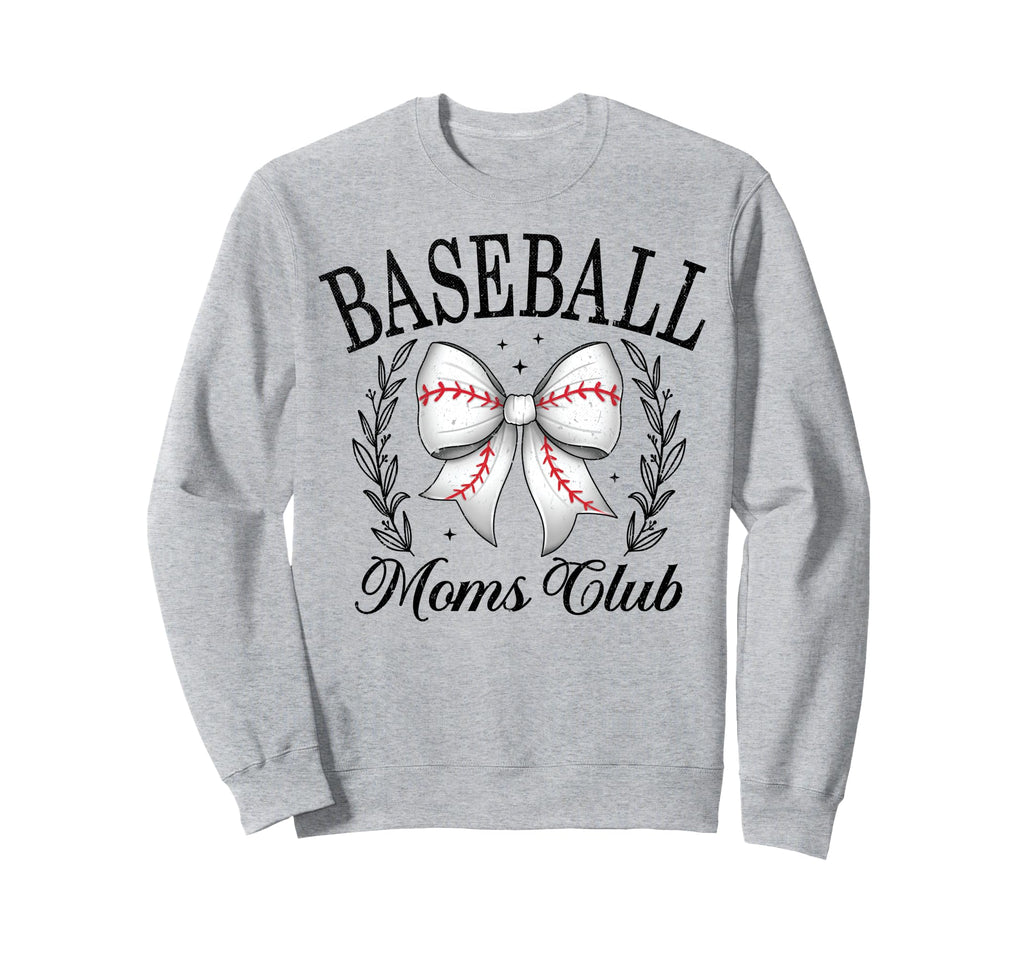 Baseball Moms Club Sweatshirt - Custom Art Print Men Women - T-Shirt, Sweatshirt, Hoodie