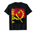 Angola Flag Distressed Angola T-Shirt - Casual Everyday Wear for Adults - T-Shirt, Sweatshirt, Hoodie