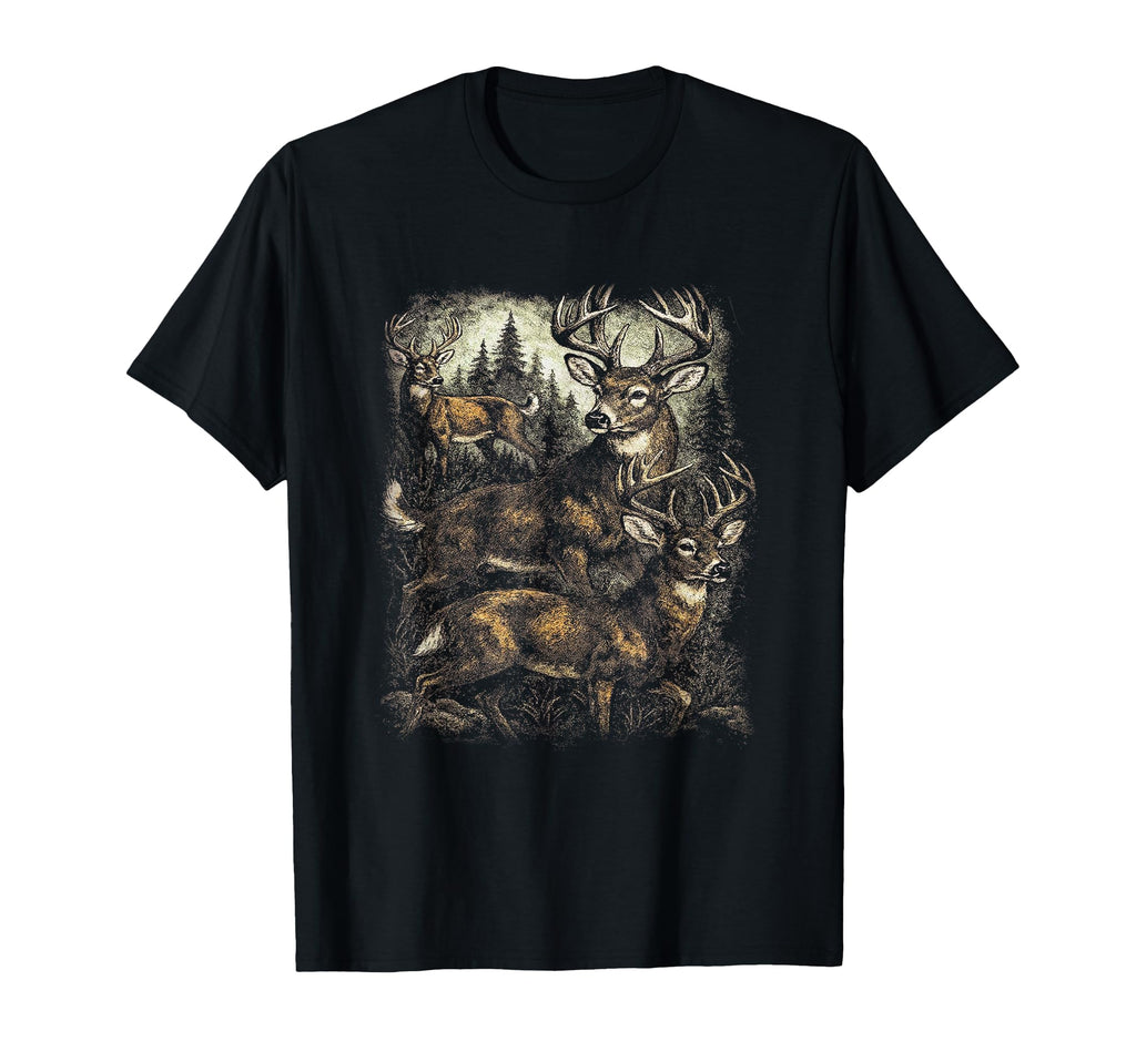 Deer 90S Wildlife Aesthetic Outdoorsy T-Shirt - Aesthetic Graphic Men Women - T-Shirt, Sweatshirt, Hoodie