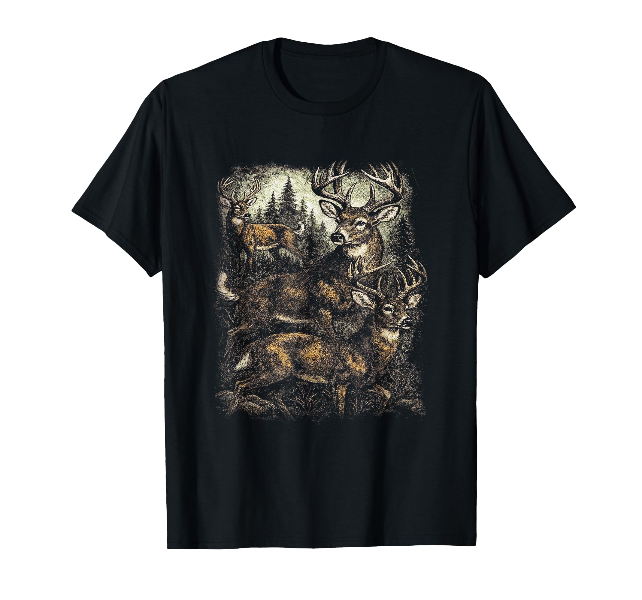 Deer 90S Wildlife Aesthetic Outdoorsy T-Shirt - Aesthetic Graphic Men Women - T-Shirt, Sweatshirt, Hoodie