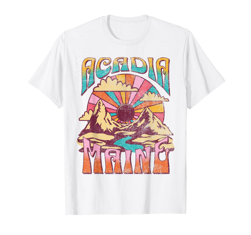 Acadia National Park Maine Usa T-Shirt - Fun Novelty Design Men Women - T-Shirt, Sweatshirt, Hoodie