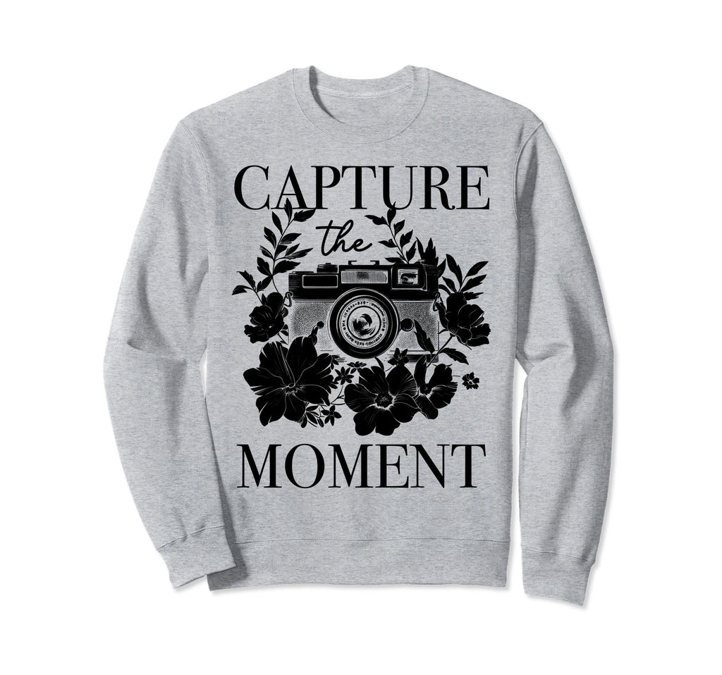 Photographer Capture Moment Sweatshirt - Streetwear Style for Adults - T-Shirt, Sweatshirt, Hoodie
