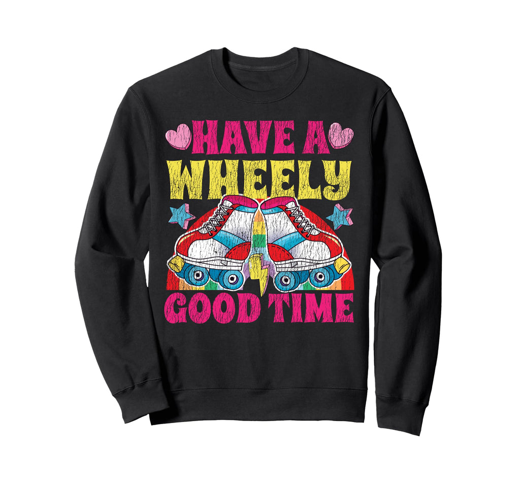 Roller Skating Skate 1970S Sweatshirt - Novelty Apparel Unisex - T-Shirt, Sweatshirt, Hoodie