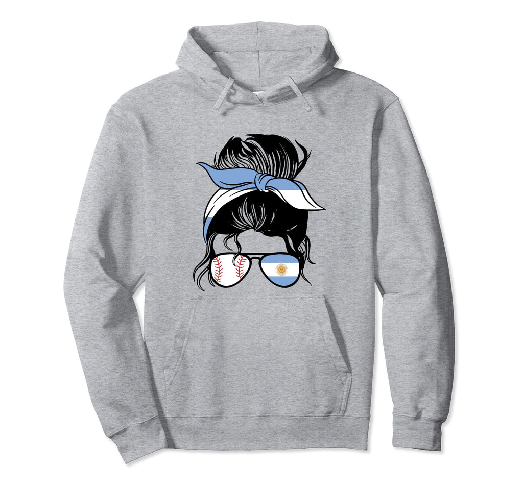 Argentinian Baseball Mom Argentina Hoodie - Custom Art Print for Adults - T-Shirt, Sweatshirt, Hoodie