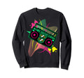 Boombox Radio Old School Hip Hop Rap Sweatshirt - Trendy Graphic Unisex - T-Shirt, Sweatshirt, Hoodie